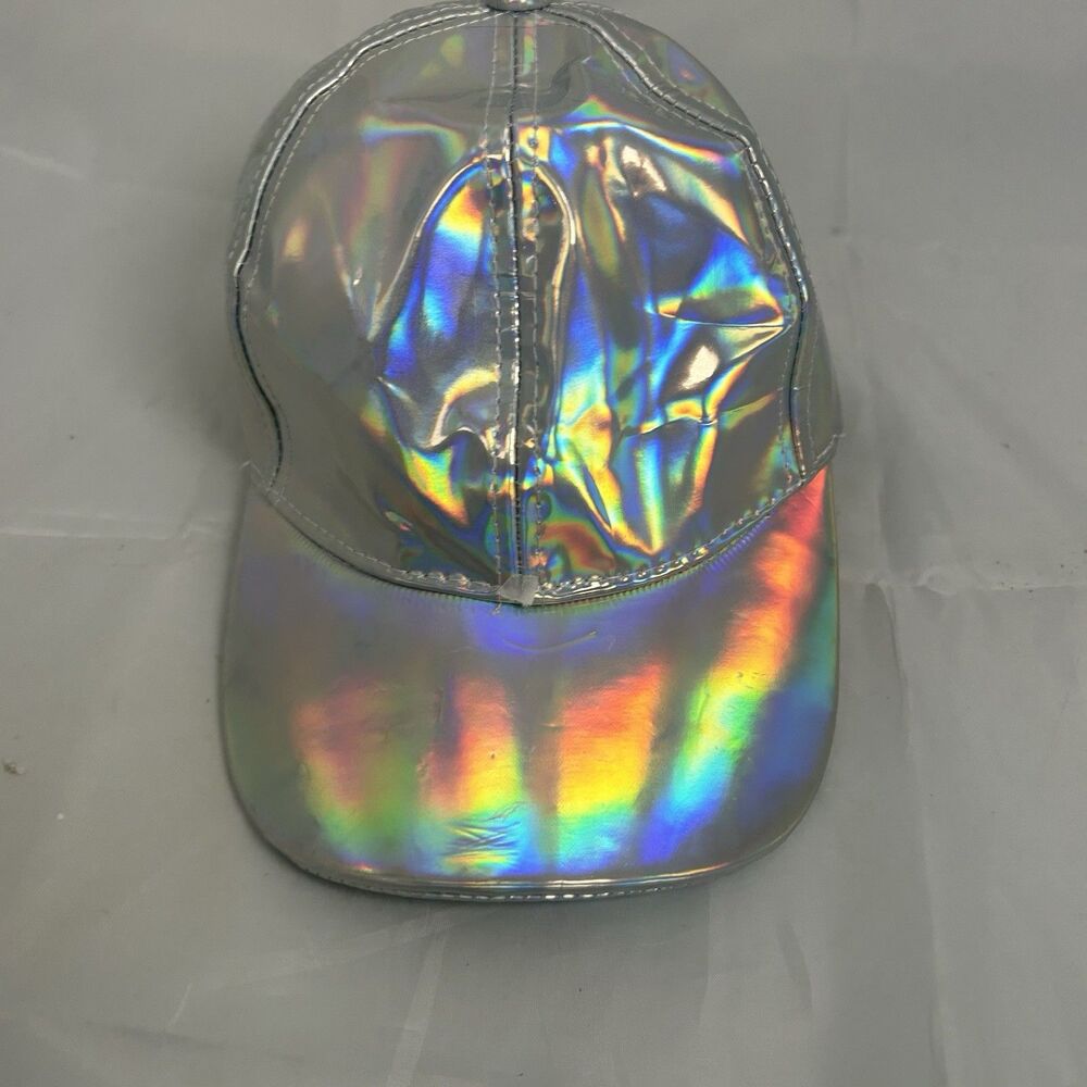 Marty McFly Hat – Back to the Future Cap – Rainbow – Curved Bill – Adult